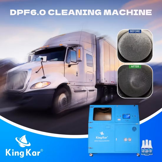 Коричневая автоматическая система очистки DPF Очиститель катализатора Каталитический нейтрализатор Машина для очистки углерода Машина для очистки дизельного сажевого фильтра на продажу